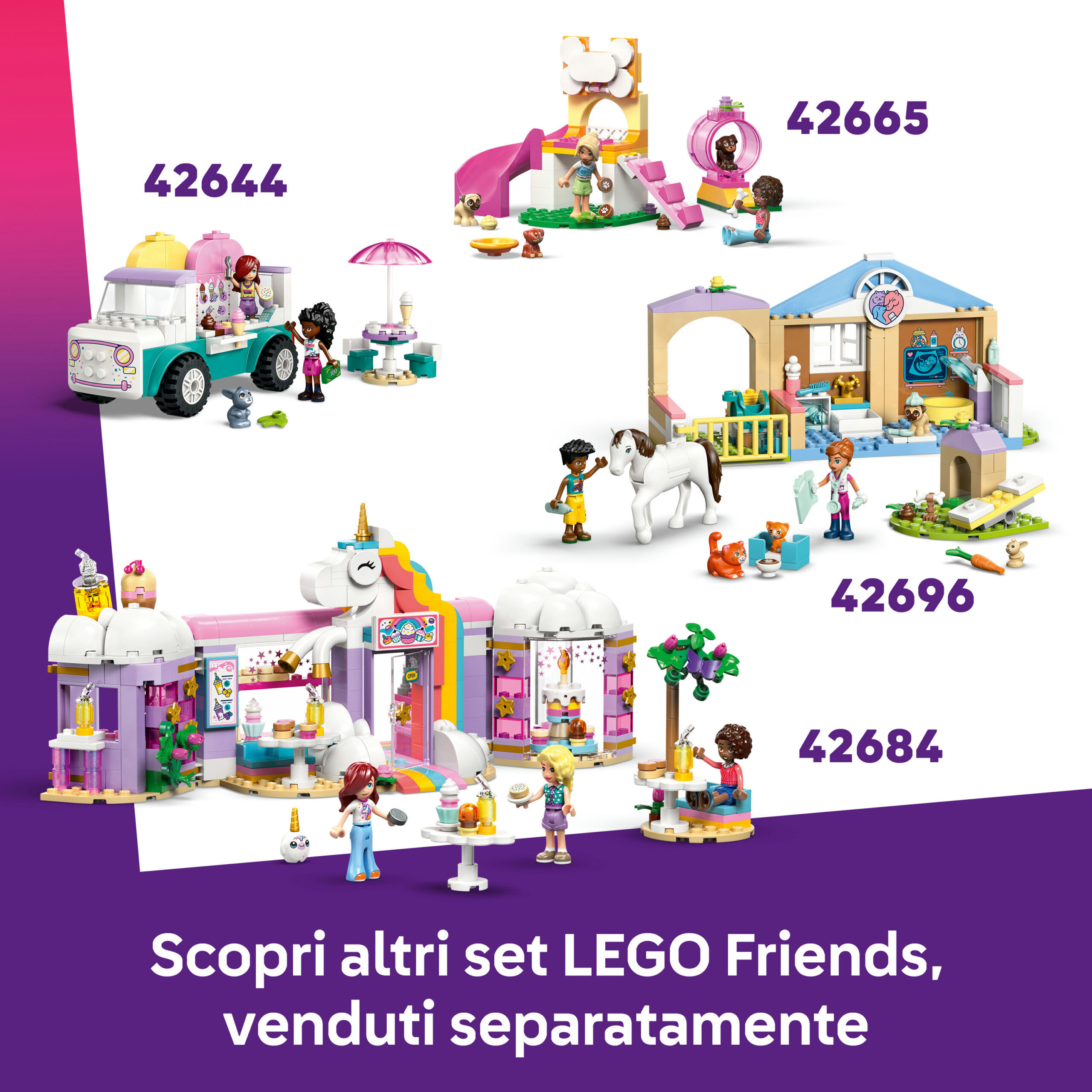 Lego friends 42675 – auto-unicorno torte - LEGO FRIENDS