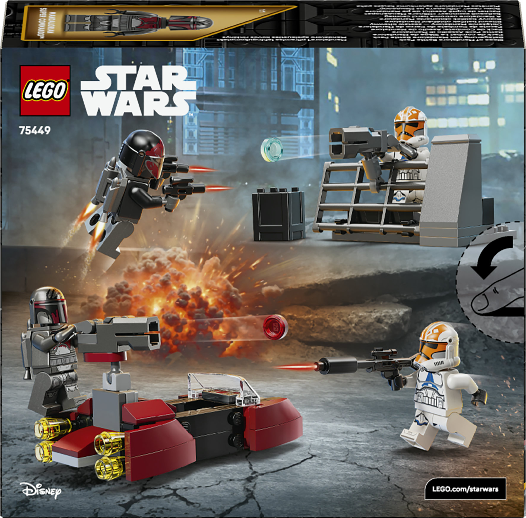 Lego star wars 75449 – battle pack assedio di mandalore - Lego