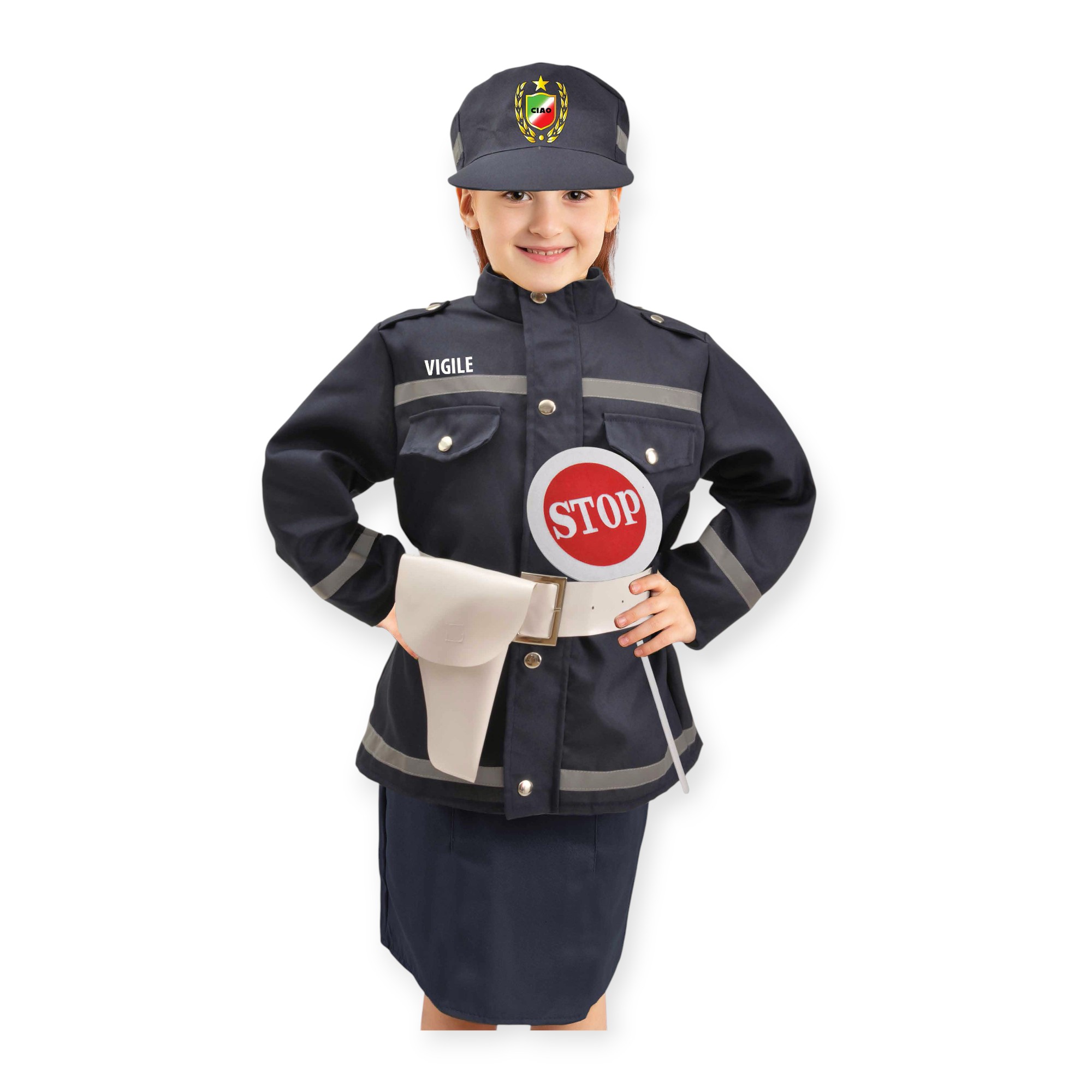Costume poliziotta traffico bambina ​ - 6-8 anni - CIAO
