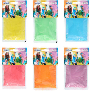 Polveri colorate party 6 colori assortiti 70 g - BIGIEMME
