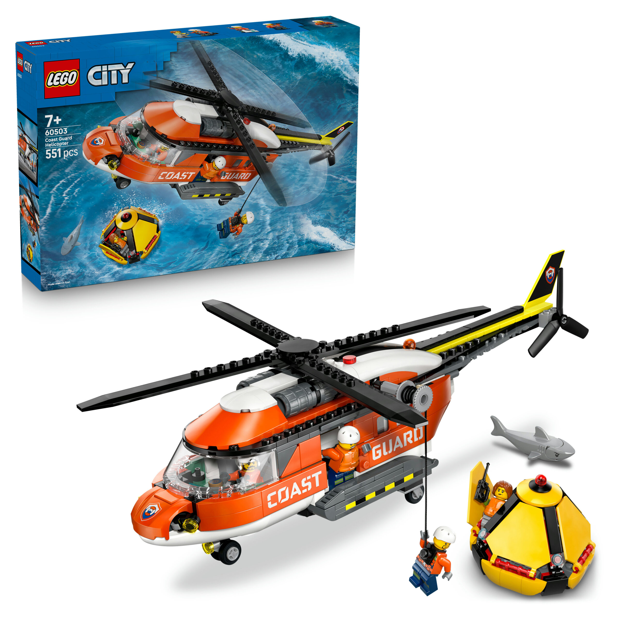 Lego city 60503 – elicottero della guardia costiera - LEGO CITY
