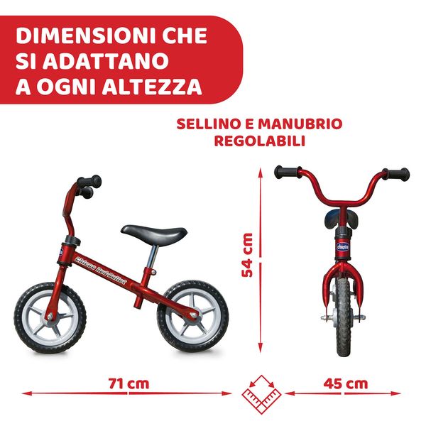 Prima bicicletta red bullet - Chicco
