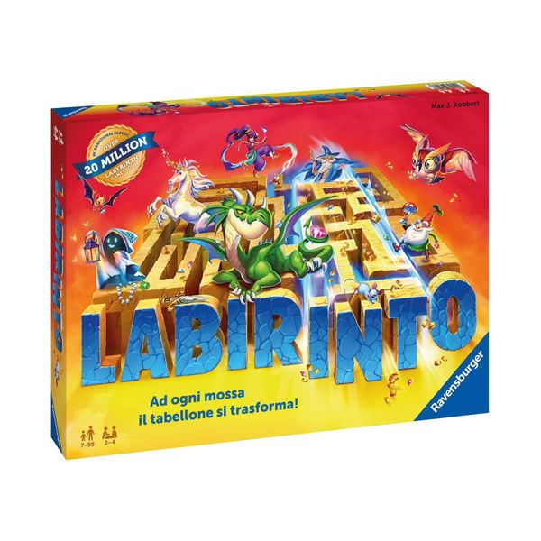 Ravensburger - labirinto magico, gioco da tavolo, da 2 a 4 giocatori, 7+ anni - RAVENSBURGER