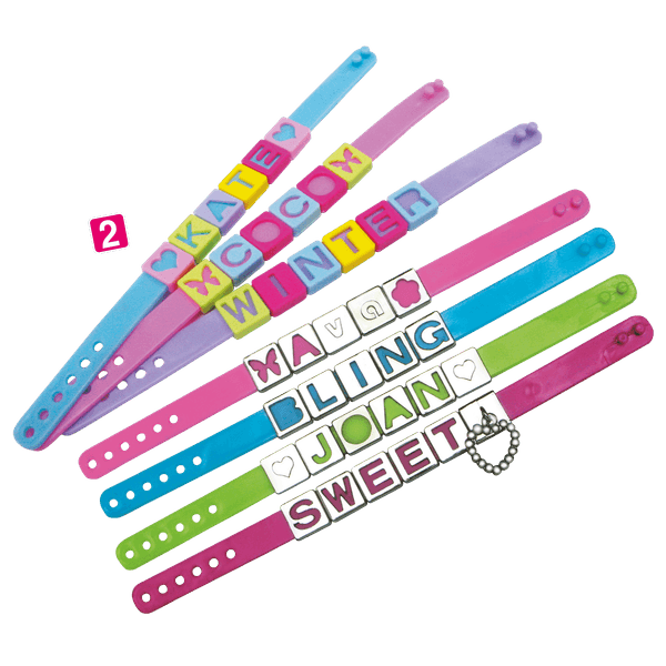 Creamania crea braccialetti lettere, numeri e decorazioni - CREA MANIA