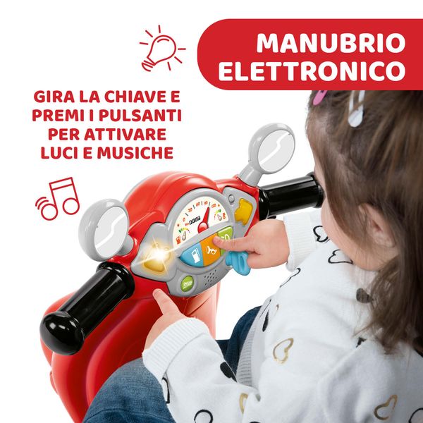 Cavalcabile vespa primavera rossa - Chicco