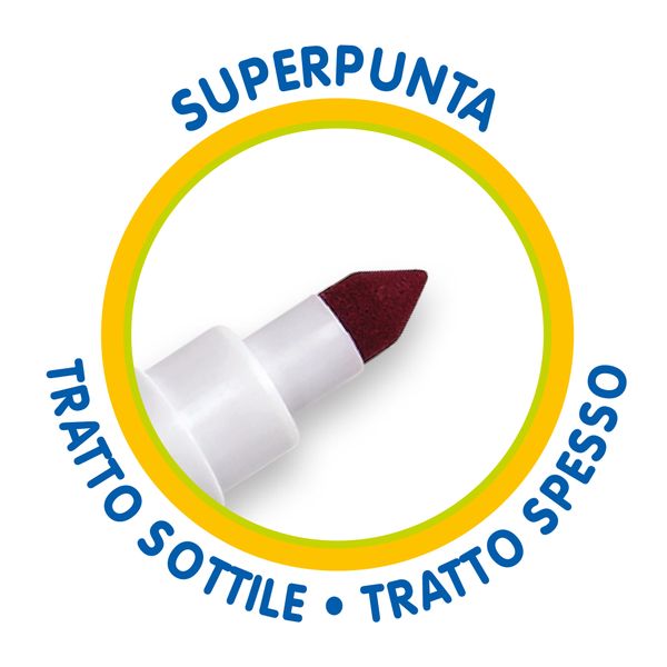 24 pennarelli superpunta lavabili crayola - CRAYOLA