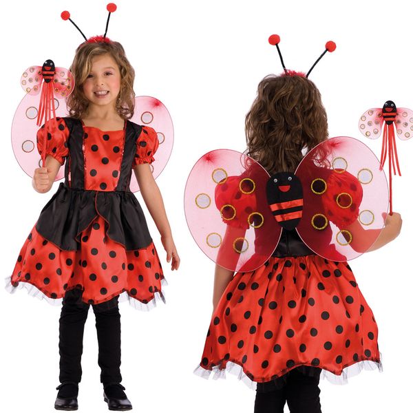Set coccinella (ali, cerchietto e bacchetta) - 