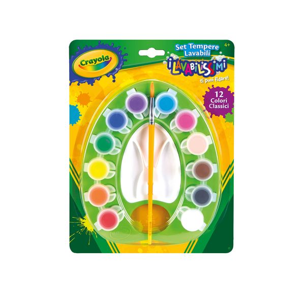 Set 12 tempere ultra lavabili i lavabilissimi crayola - CRAYOLA