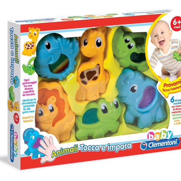 Clementoni - 14975 - babyclem animali tocca impara - BABY CLEMENTONI