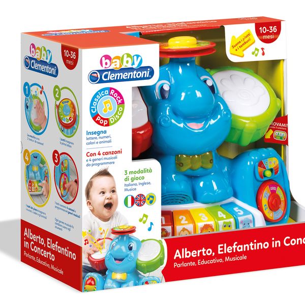 Clementoni - 14984 - babyclem alberto elefantin con - BABY CLEMENTONI