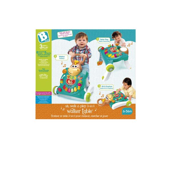 Tavolino-primipassi 3 in 1 - B-KIDS, SUPERSTAR