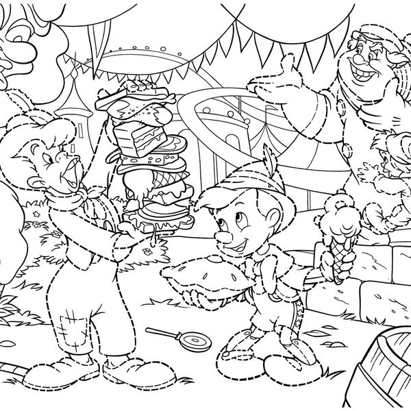 Disney puzzle df maxi floor 108 pinocchio - LISCIANI, Disney
