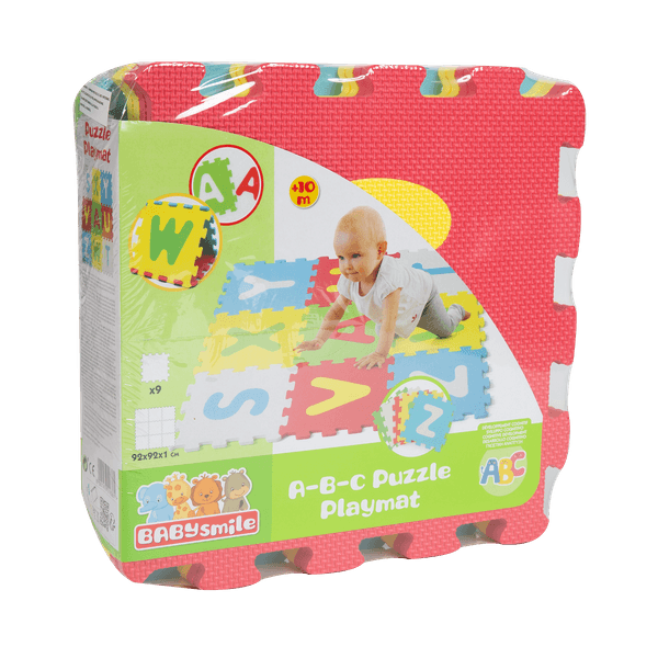 Tappeto puzzle lettere 9pz - BABY SMILE