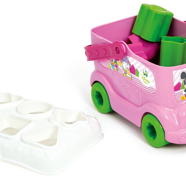 Clementoni - 14933 - minnie bus inserimento forme - Disney, Minnie