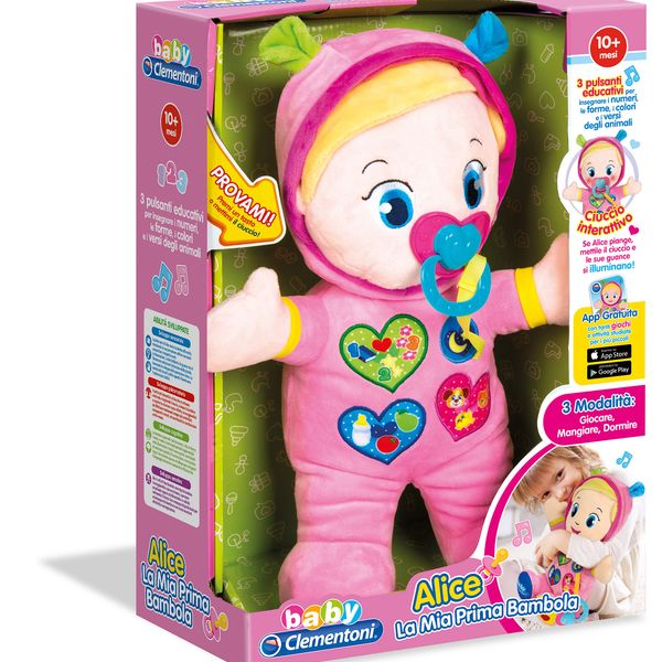 Clementoni - 17201 - alice mia prima bambola - BABY CLEMENTONI