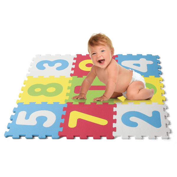 Tappeto puzzle numeri 9pz - BABY SMILE