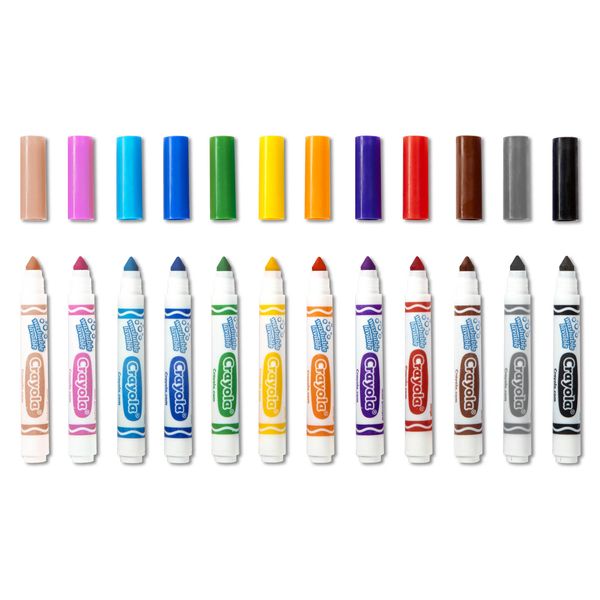 12 colori fibra lavabilissimi - CRAYOLA
