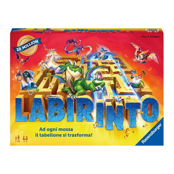 Ravensburger - labirinto magico, gioco da tavolo, da 2 a 4 giocatori, 7+ anni - RAVENSBURGER