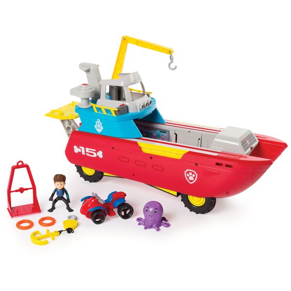 Veicolo sea patroller con luci e suoni e trasformazioni - Paw Patrol