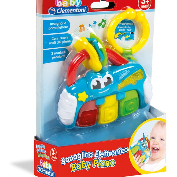 Clementoni - 17221 - sonaglino elettronico piano - BABY CLEMENTONI