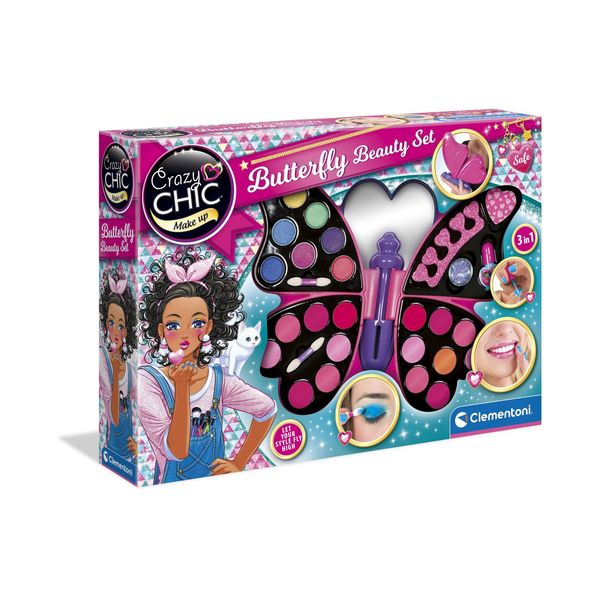 Crazy chic - butterfly beauty set - CLEMENTONI, CRAZY CHIC