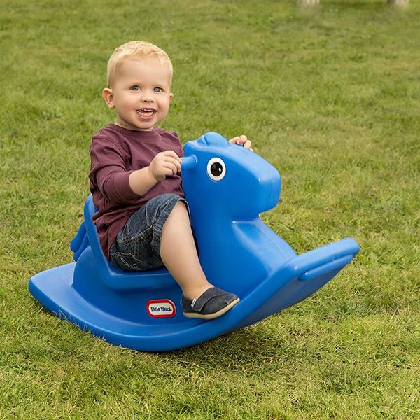 Little tikes cavallo a dondolo blu - LITTLE TIKES