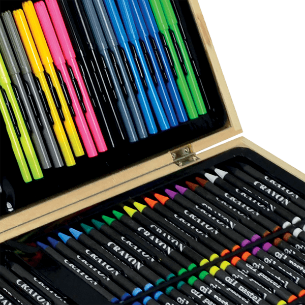 Valigetta in legno 180 pcs - CREA MANIA