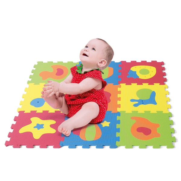 Tappeto puzzle animali 9pcs - BABY SMILE