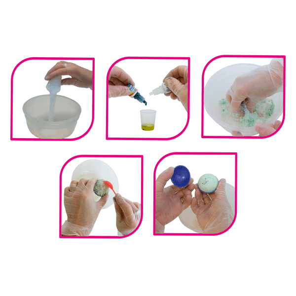 Set bath bomb - bombe da bagno effervescenti - CREA MANIA