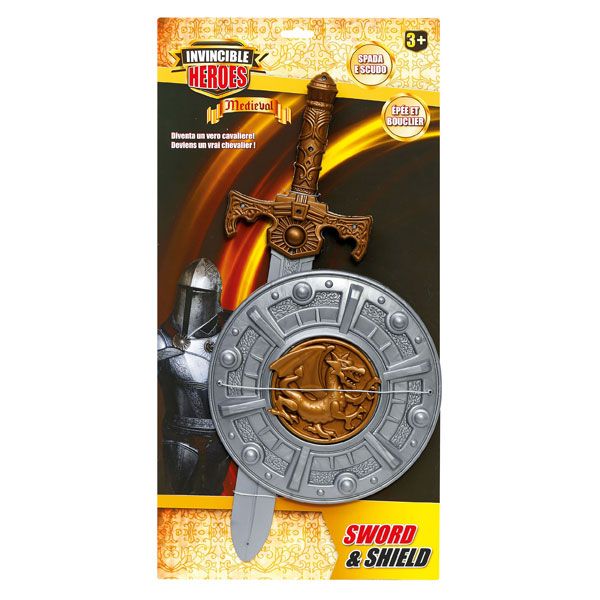 Spada con scudo medievale - INVINCIBLE HEROES