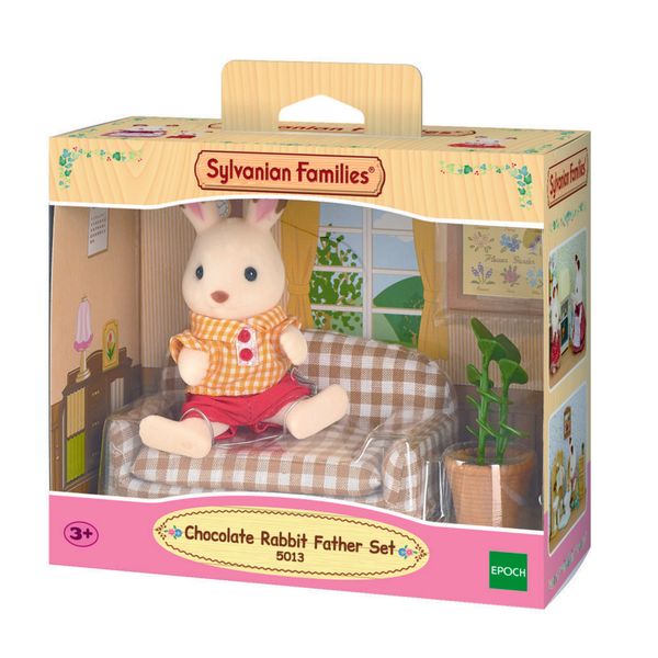 Sylvanian families – papà coniglio cioccolato e divano - SYLVANIAN FAMILIES