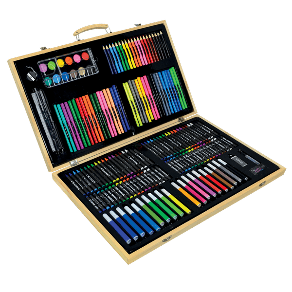 Valigetta in legno 180 pcs - CREA MANIA