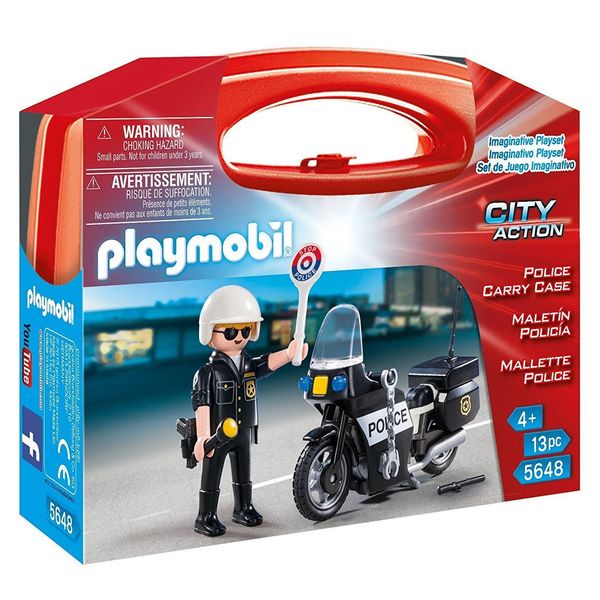 5648 - carry case polizia - altro - toys center - Playmobil