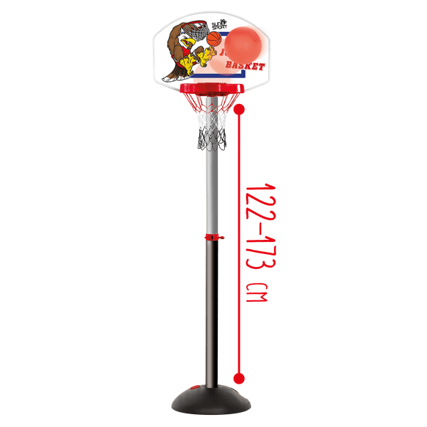 Basket da terra - jungle basket - regolabile in altezza da 122 a 173 cm - SUN&SPORT