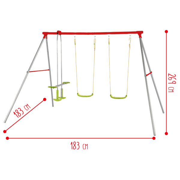 Centro gioco double swing &amp; glider - SUN&SPORT