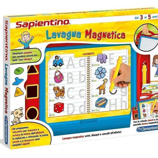 Clementoni - 12037d - sapientino - lavagna magnetica - CLEMENTONI, SAPIENTINO