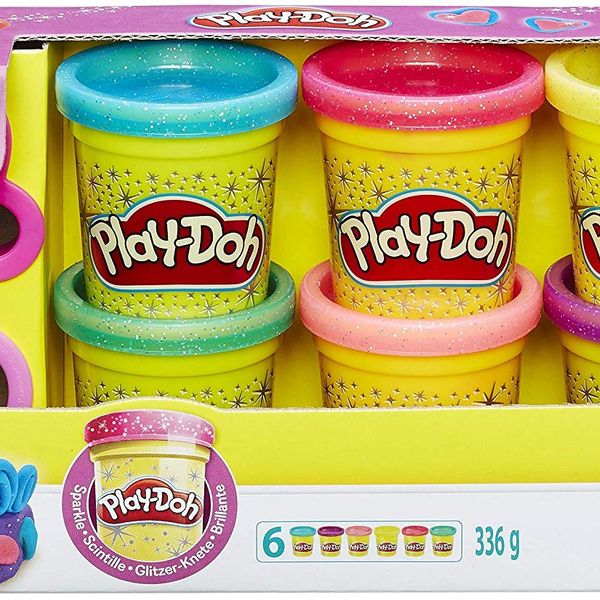 Play doh 6 vasetti brillanti - PLAY-DOH