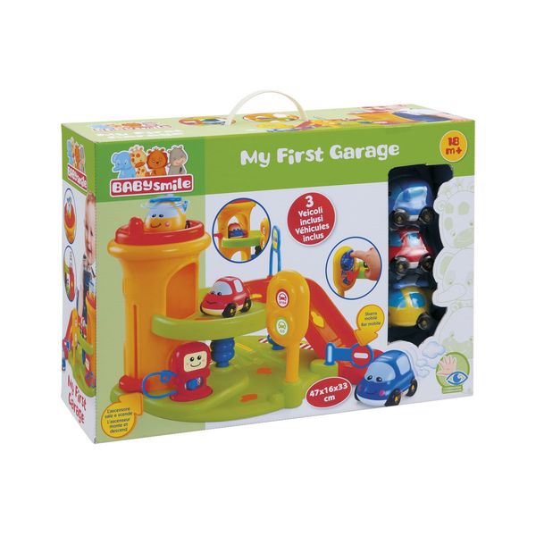 Garage con 3 veicoli - my first garage - BABY SMILE
