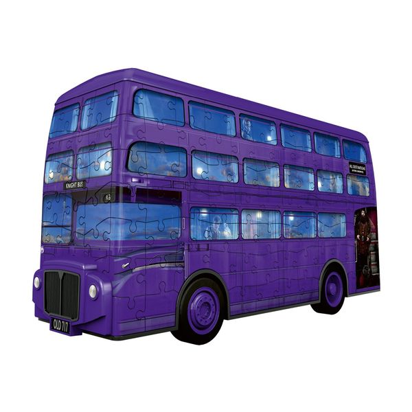 Ravensburger - 3d puzzle nottetempo, bus harry potter, 216 pezzi, 8+ anni - Harry Potter, RAVENSBURGER, RAVENSBURGER 3D PUZZLE