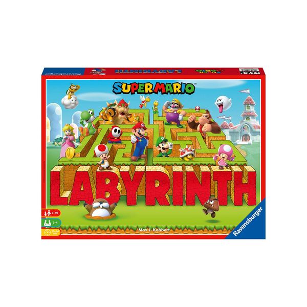 Ravensburger - labirinto magico super mario, gioco da tavolo, da 2 a 4 giocatori, 7+ anni - RAVENSBURGER, Super Mario