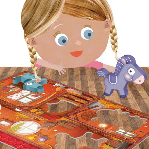 Headu - headu montessori first puzzle the farm - HEADU