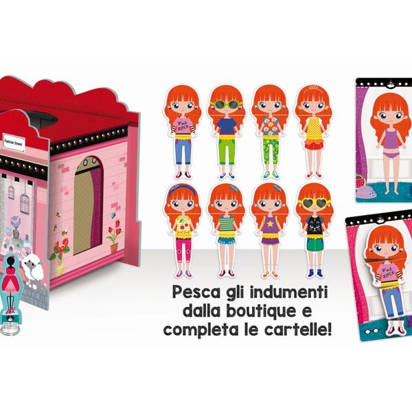 Lisciani - life skills tombola vesti e svesti allegra  boutique - LISCIANI