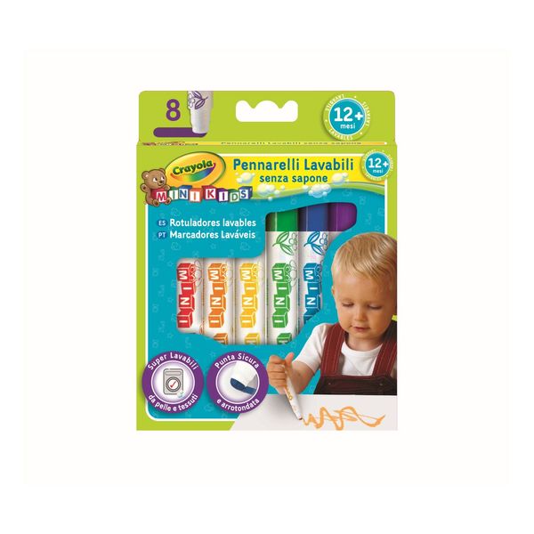 8 pennarelli lavabili mini kids - CRAYOLA