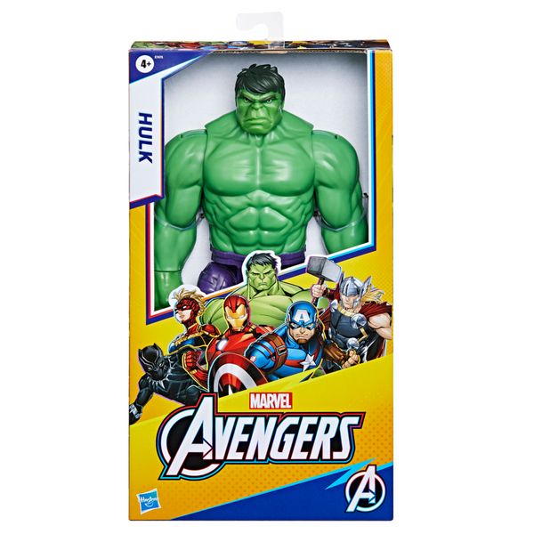 Avengers - hulk (action figure deluxe 30cm con blaster titan hero blast gear) - Avengers, MARVEL