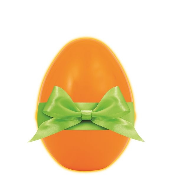 Guscio uovo pasqua arancione - IAMTOYS