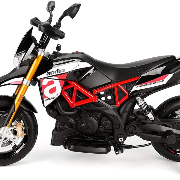 Aprilia dorsoduro 12v rossa - LAMAS TOYS