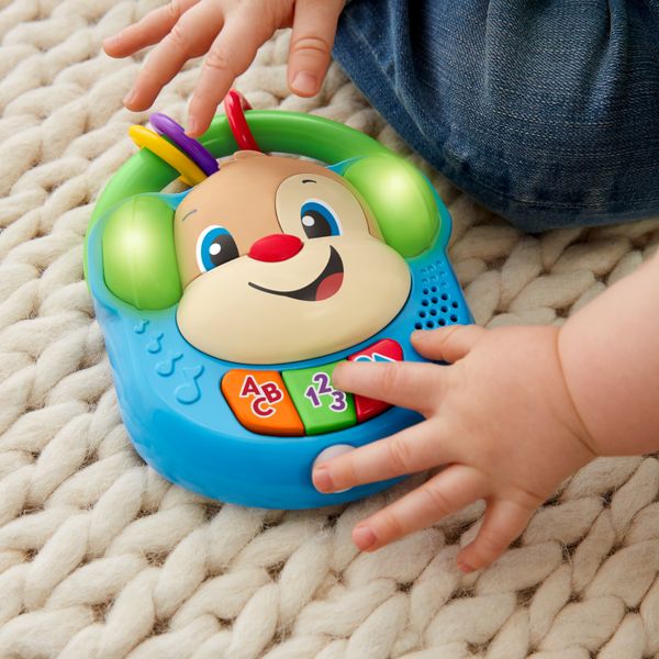 Fisher-price, lettore musicale canta e impara, giocattolo elettronico ridi impara 6-36 mesi - FISHER-PRICE