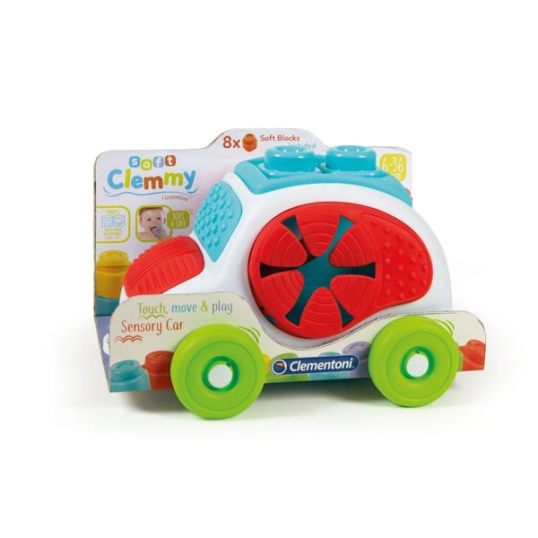 Clementoni - 17315 - soft clemmy - tocca, scopri e guida macchinina sensoriale - CLEMENTONI, CLEMMY