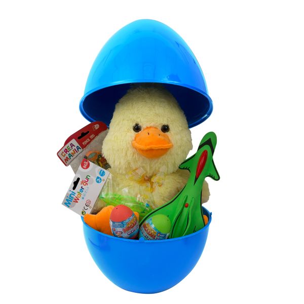 Guscio uovo pasqua blu - IAMTOYS