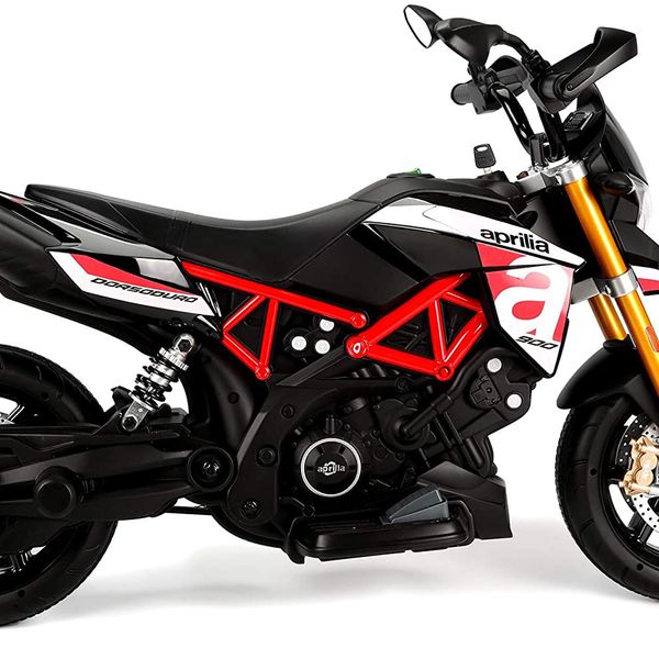 Aprilia dorsoduro 12v rossa - LAMAS TOYS